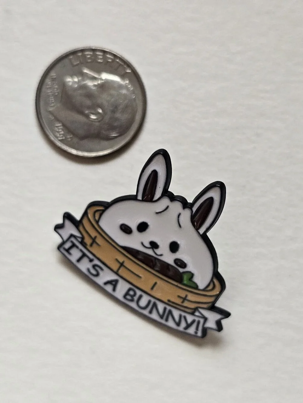 Cute Bunny Enamel Pin